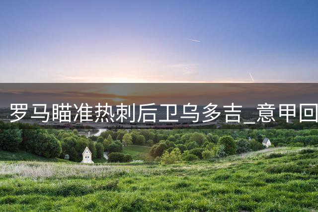 罗马瞄准热刺后卫乌多吉 意甲回归或成转机